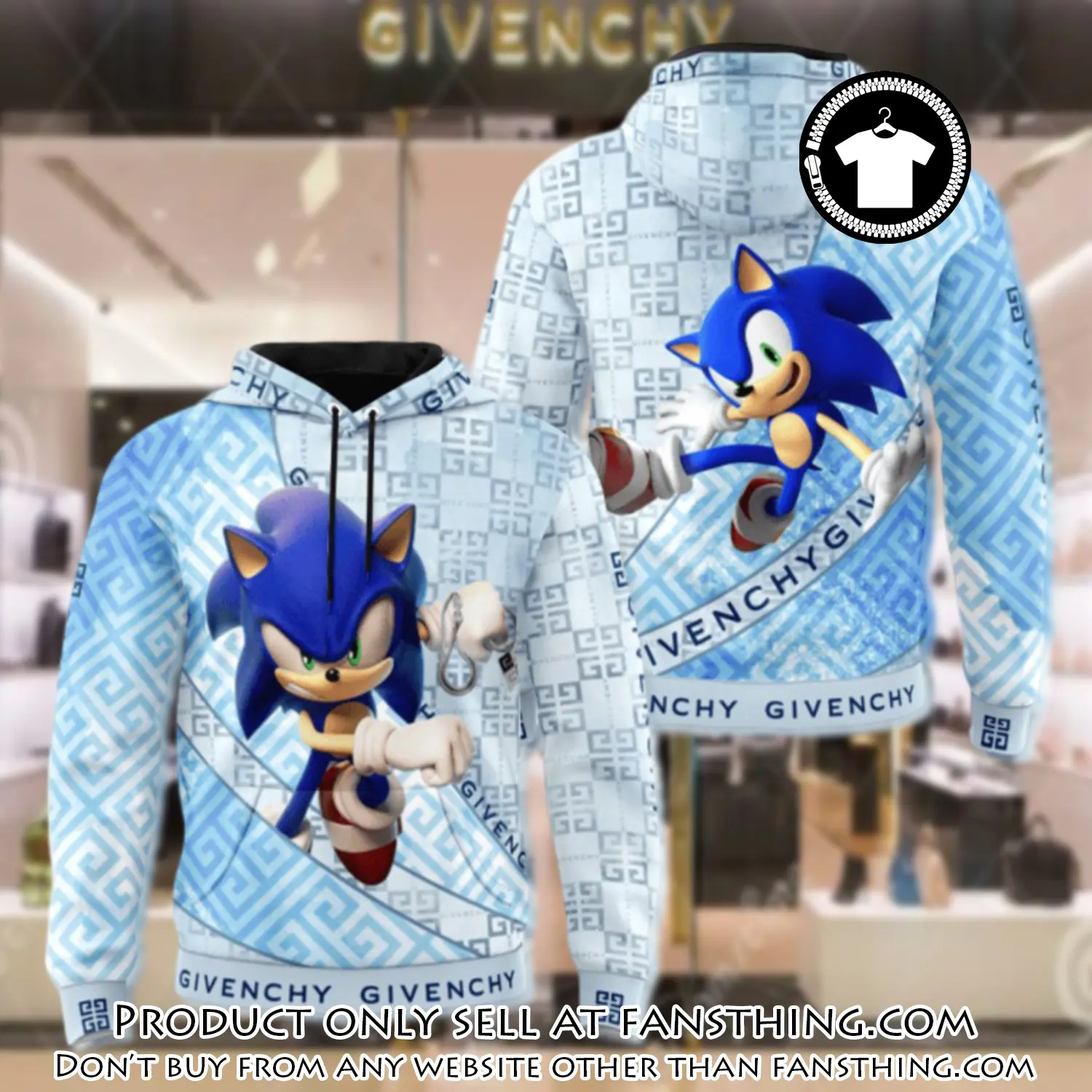 Givenchy sonic unisex hoodie luxury brand gifts  jh1860 fst5459339